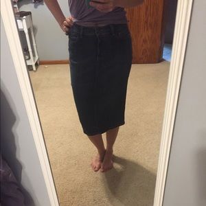 BODEN DENIM SKIRT
